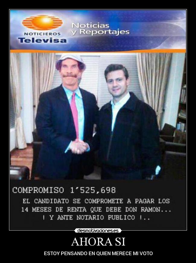 AHORA SI - ESTOY PENSANDO EN QUIEN MERECE MI VOTO