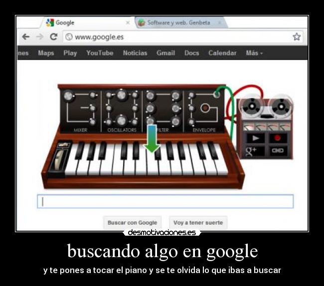 buscando algo en google -