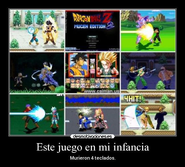 Este juego en mi infancia - Murieron 4 teclados.