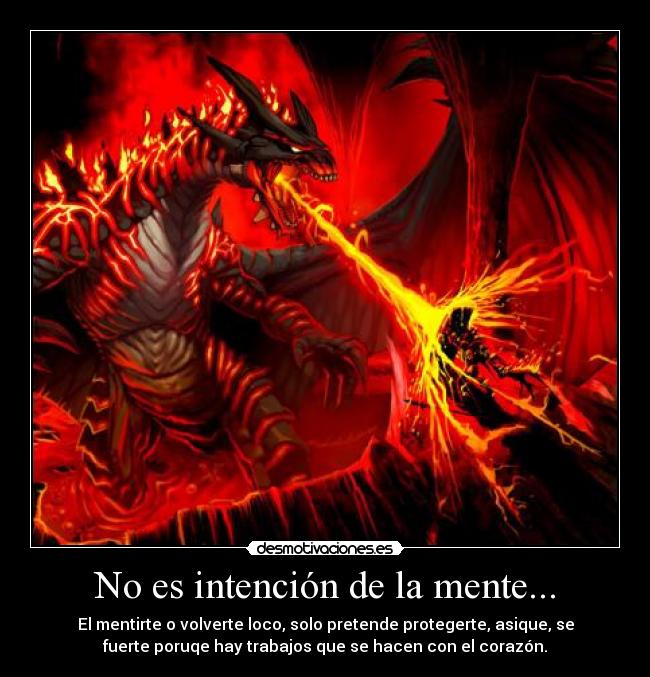 No es intención de la mente... - 