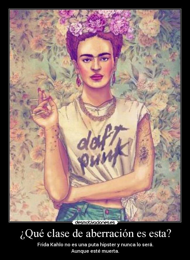 ¿Qué clase de aberración es esta? -