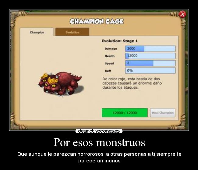 Por Esos Monstruos Desmotivaciones