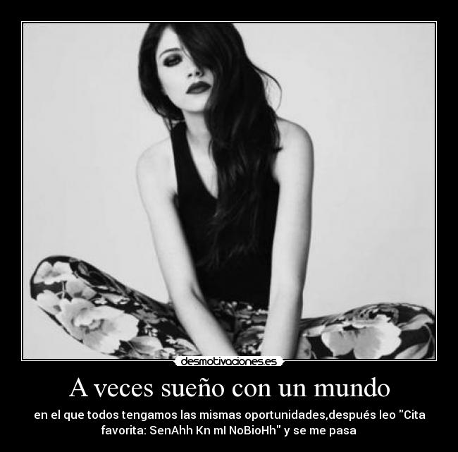 A veces sueño con un mundo -