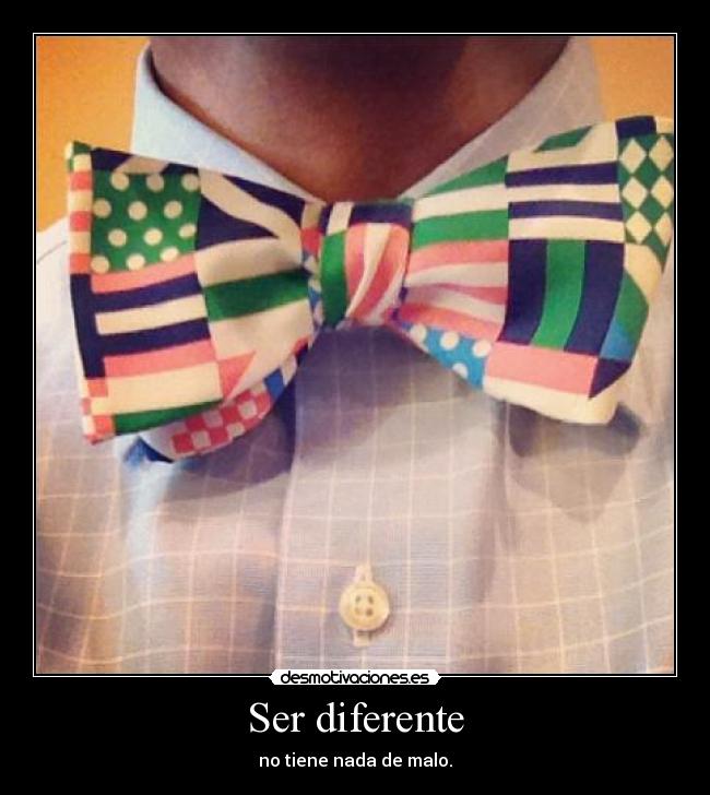 Ser diferente - 