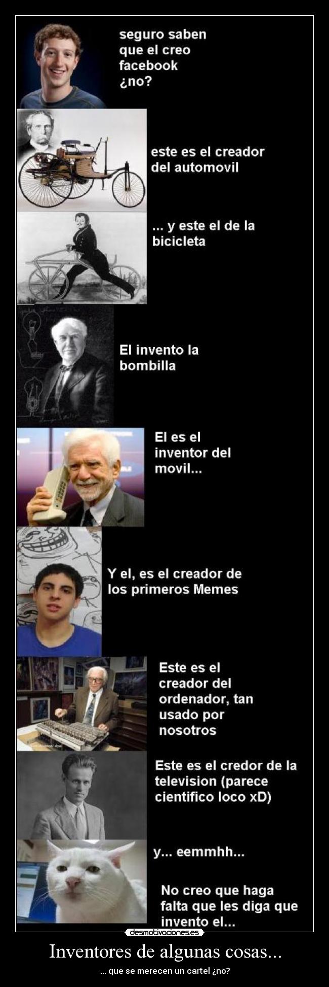 Inventores de algunas cosas... -