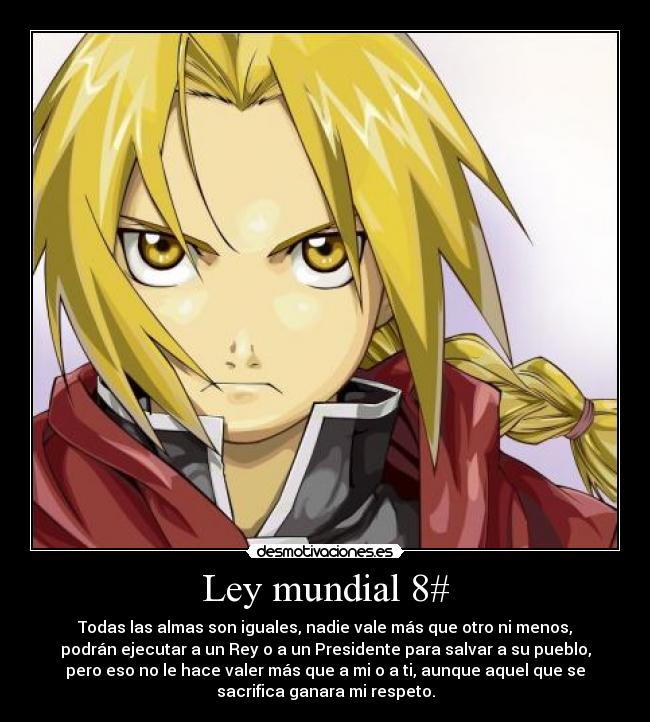 Ley mundial 8# -
