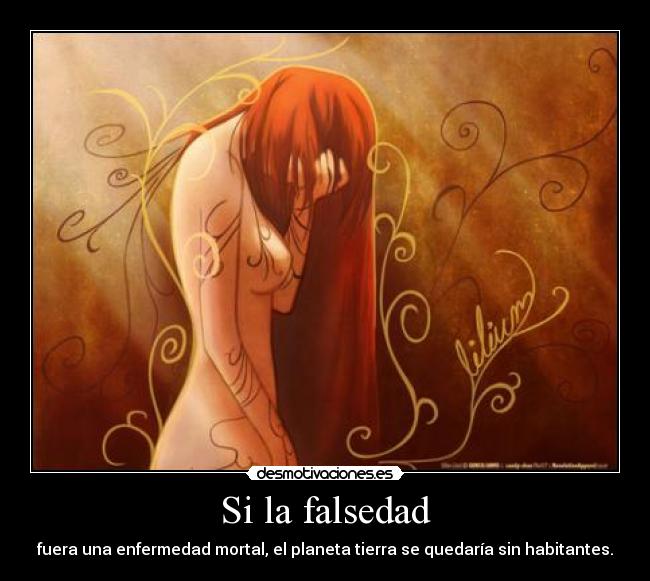 Si la falsedad -