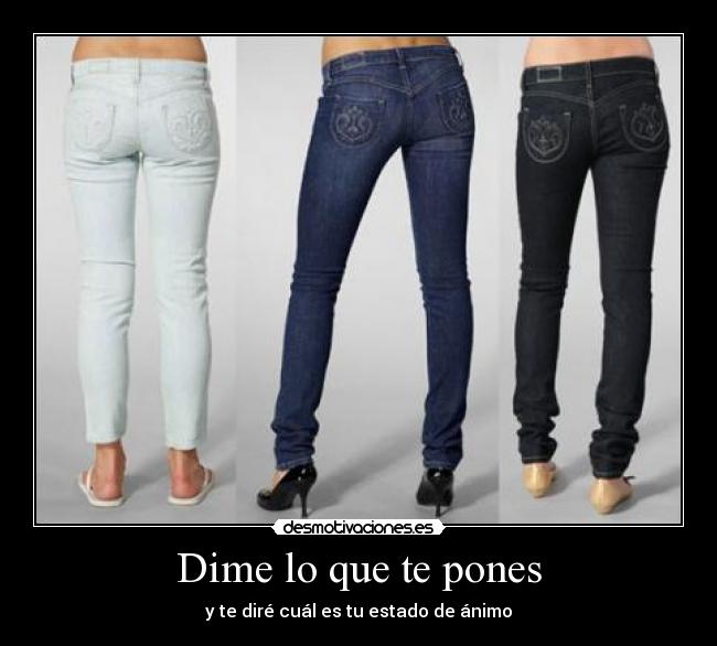 Dime lo que te pones - y te diré cuál es tu estado de ánimo