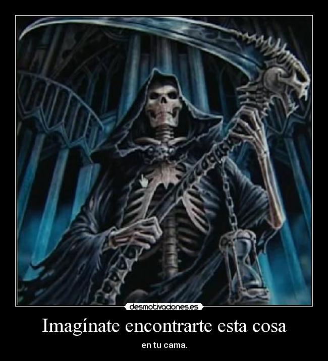 Imagínate encontrarte esta cosa - en tu cama.