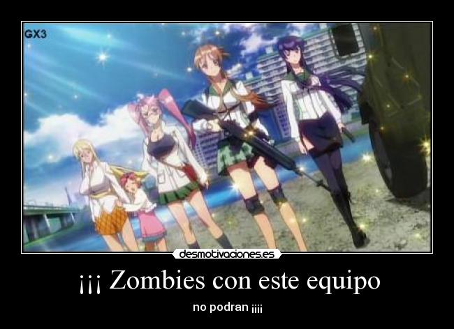 ¡¡¡ Zombies con este equipo - no podran ¡¡¡¡