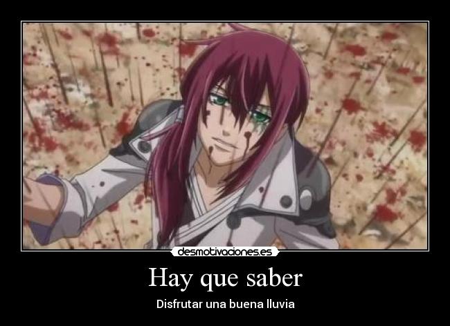 carteles kamanosuke yuri lluvia disfrutar brave10 desmotivaciones