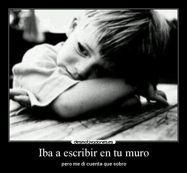 Iba a escribir en tu muro - 
