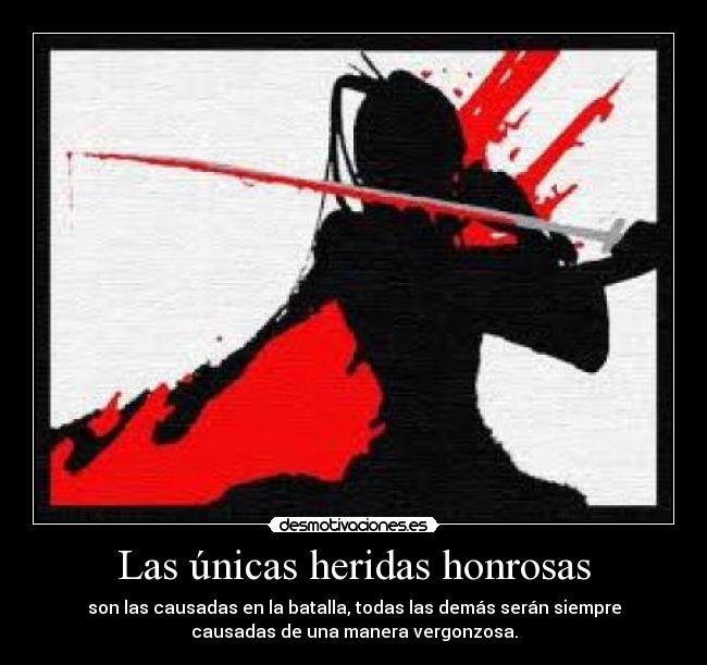 Las únicas heridas honrosas - 