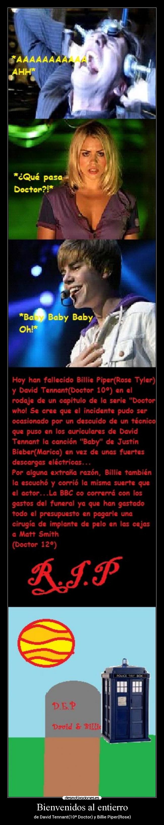 Bienvenidos al entierro - de David Tennant(10º Doctor) y Billie Piper(Rose)