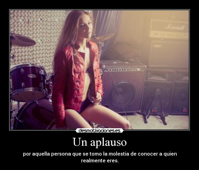 Un aplauso -