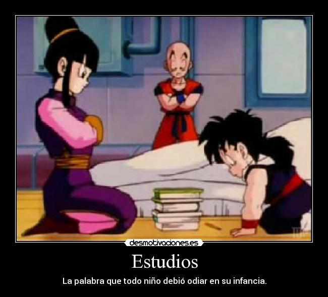 Estudios - La palabra que todo niño debió odiar en su infancia.