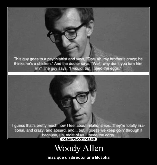 Woody Allen - mas que un director una filosofia