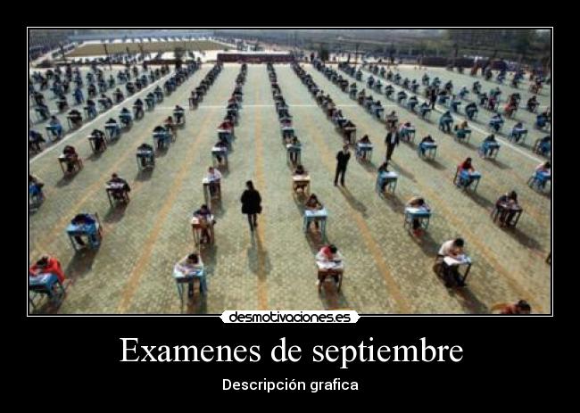 Examenes de septiembre -