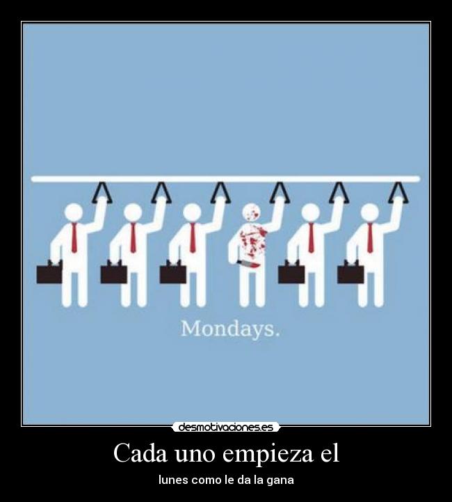 carteles dexter lunes desmotivaciones