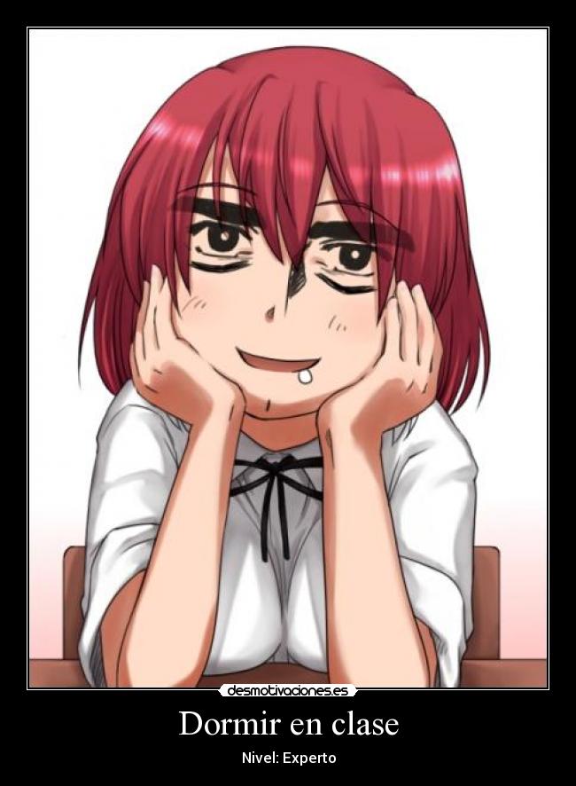 Dormir en clase -
