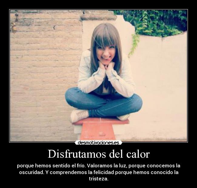 Disfrutamos del calor -