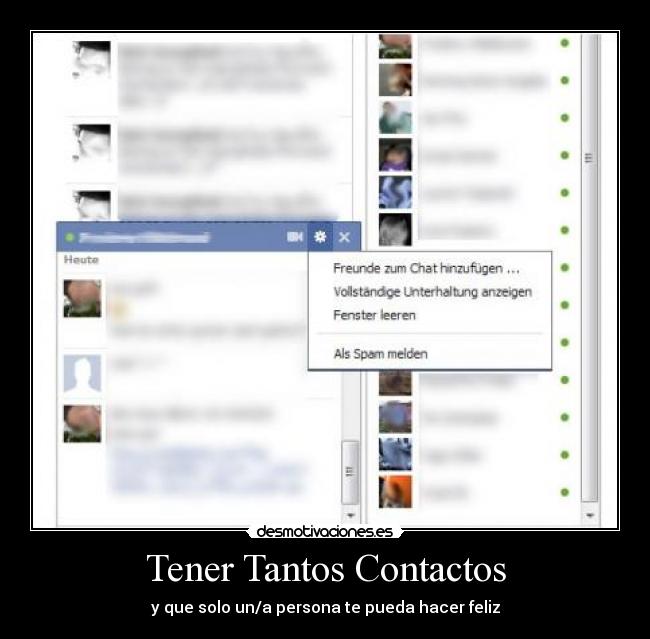 Tener Tantos Contactos - 