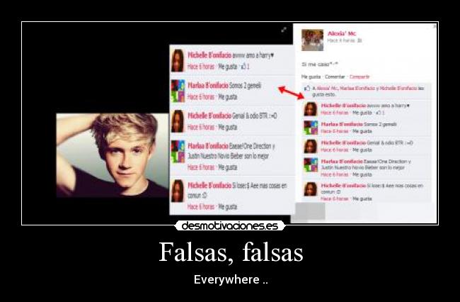 carteles one direction falsas directioners desmotivaciones