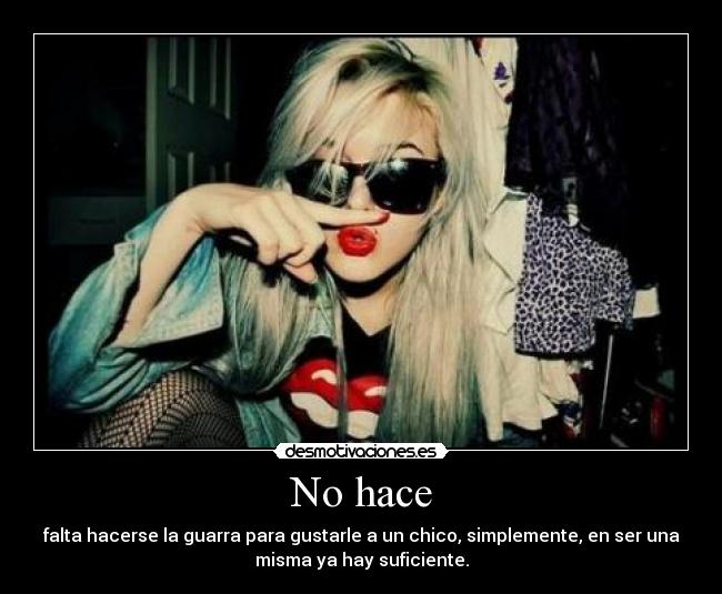 No hace -
