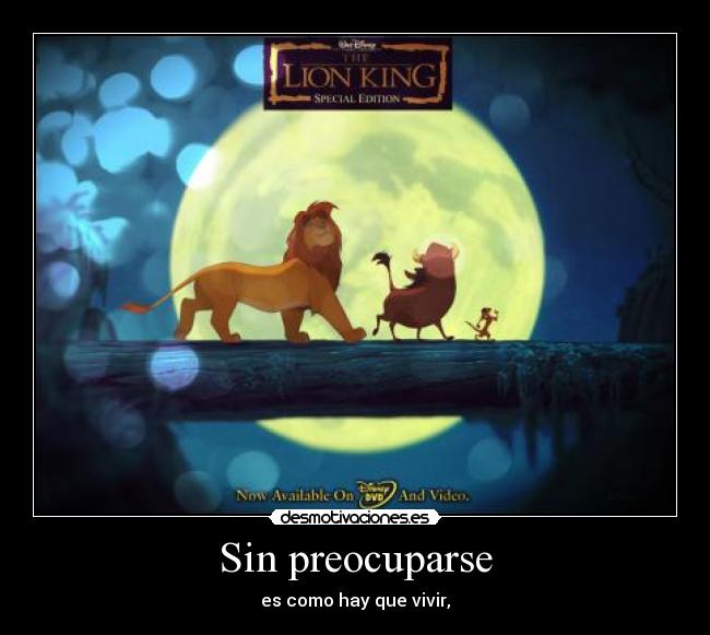carteles rey leon desmotivaciones