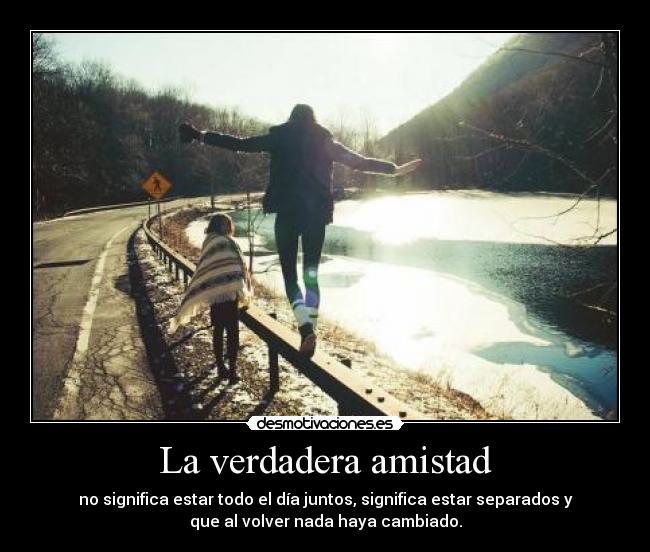 La verdadera amistad - 