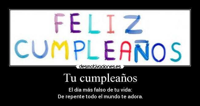 Tu cumpleaños - 
