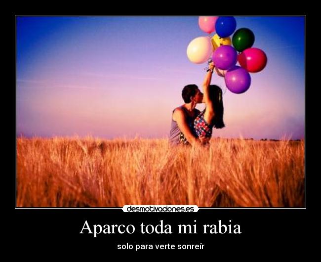 Aparco toda mi rabia -