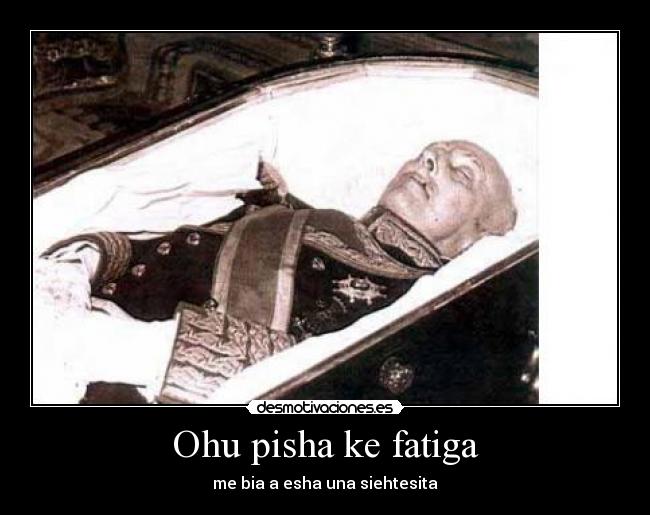 Ohu pisha ke fatiga - me bia a esha una siehtesita