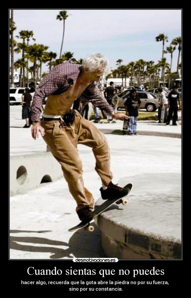Cuando sientas que no puedes -
