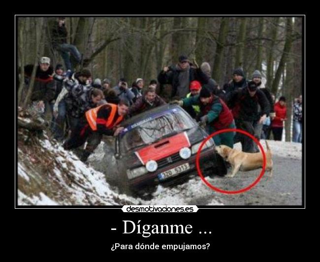 - Díganme ... - 