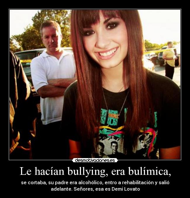 Le hacían bullying, era bulímica, - 