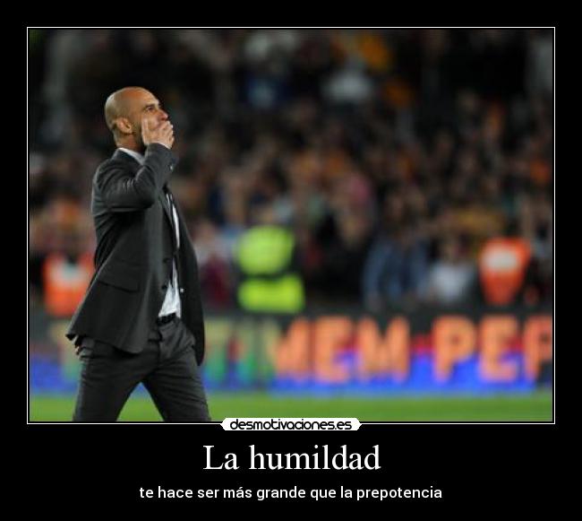 La humildad -