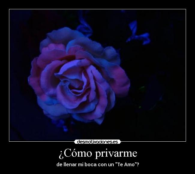 ¿Cómo privarme -