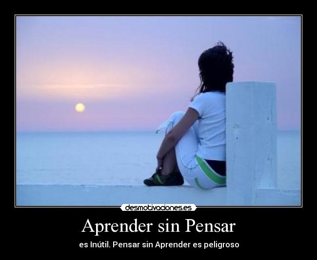 Aprender sin Pensar -