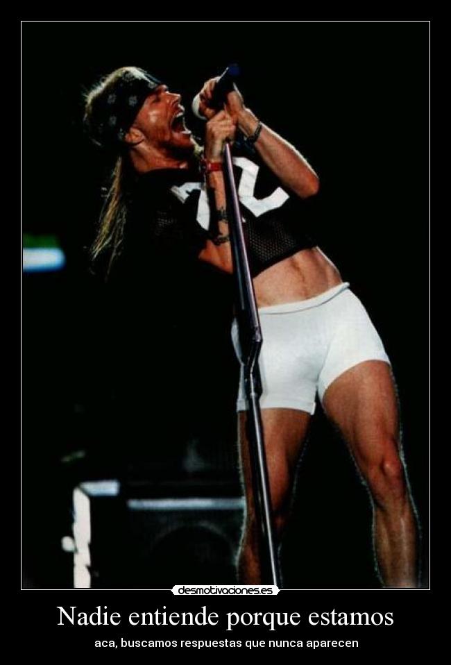 Nadie entiende porque estamos - 