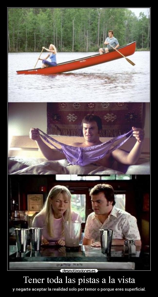 Tener toda las pistas a la vista - 