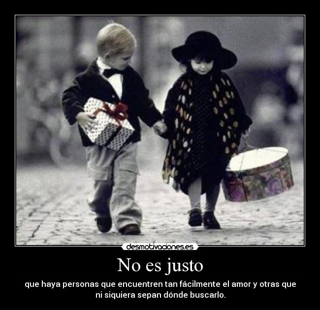 No es justo -