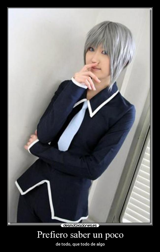 Prefiero saber un poco - 