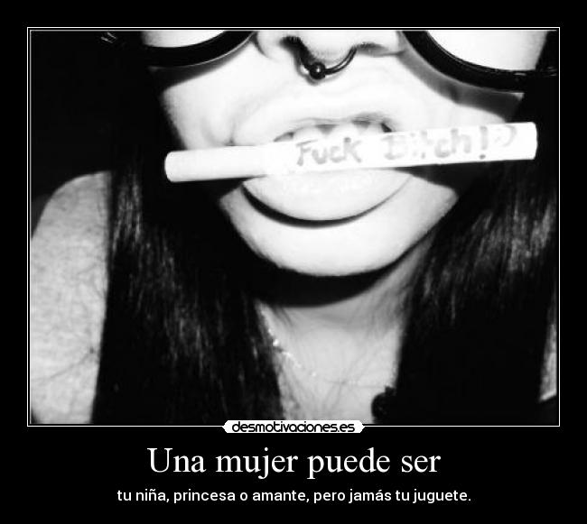 Una mujer puede ser - 