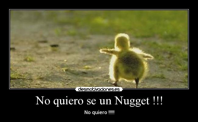 No quiero se un Nugget !!! - 