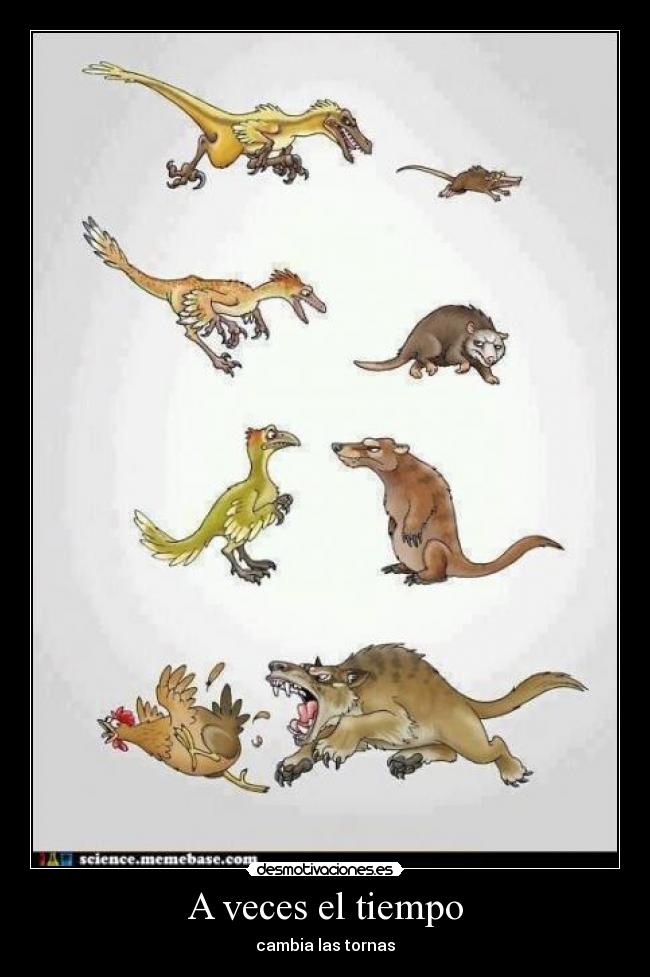 A veces el tiempo - cambia las tornas