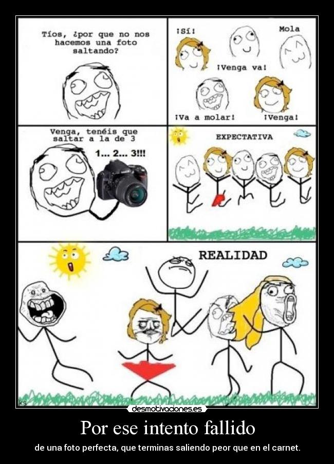 carteles foto perfecta desmotivaciones