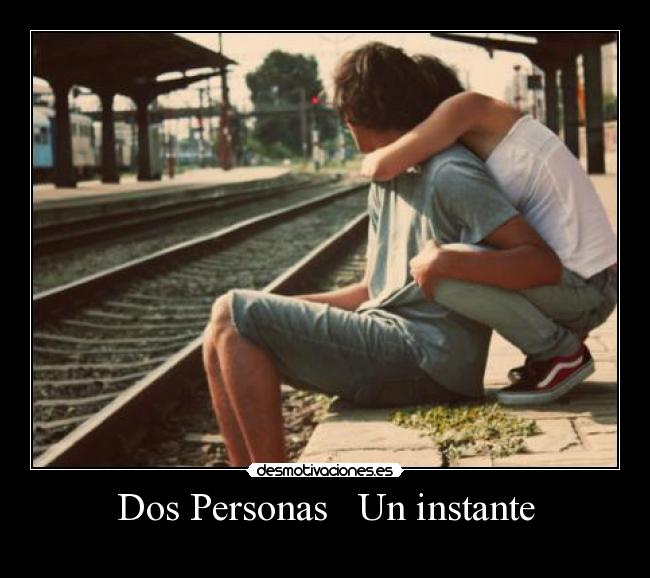 Dos Personas Un instante -
