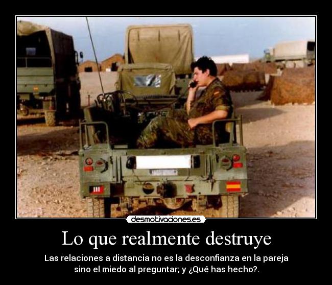Lo que realmente destruye -