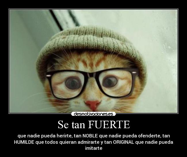 carteles fuerte noble humilde original desmotivaciones
